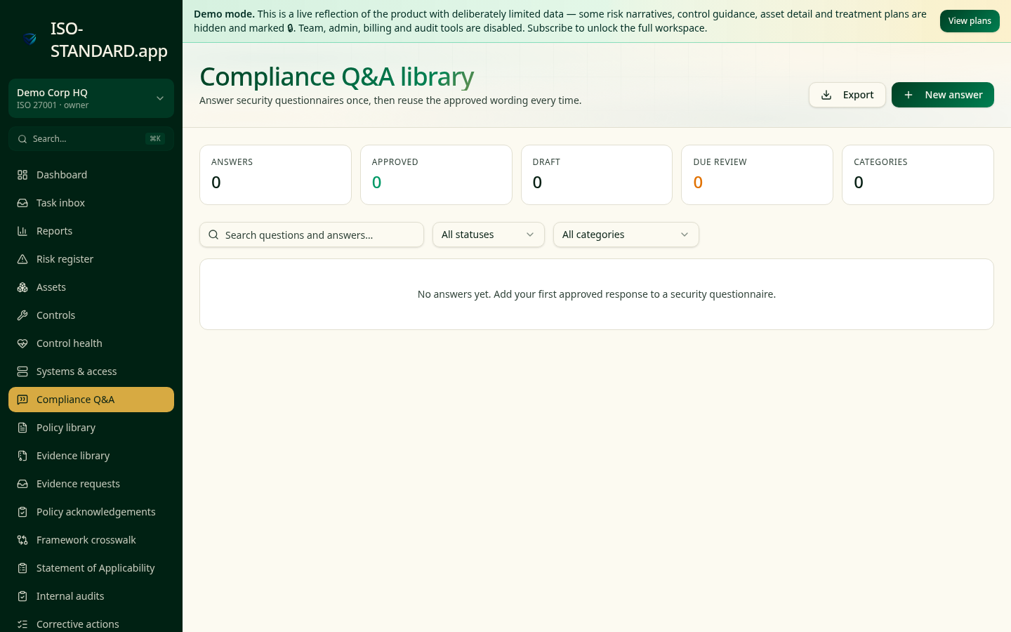 Open Compliance Q&A
