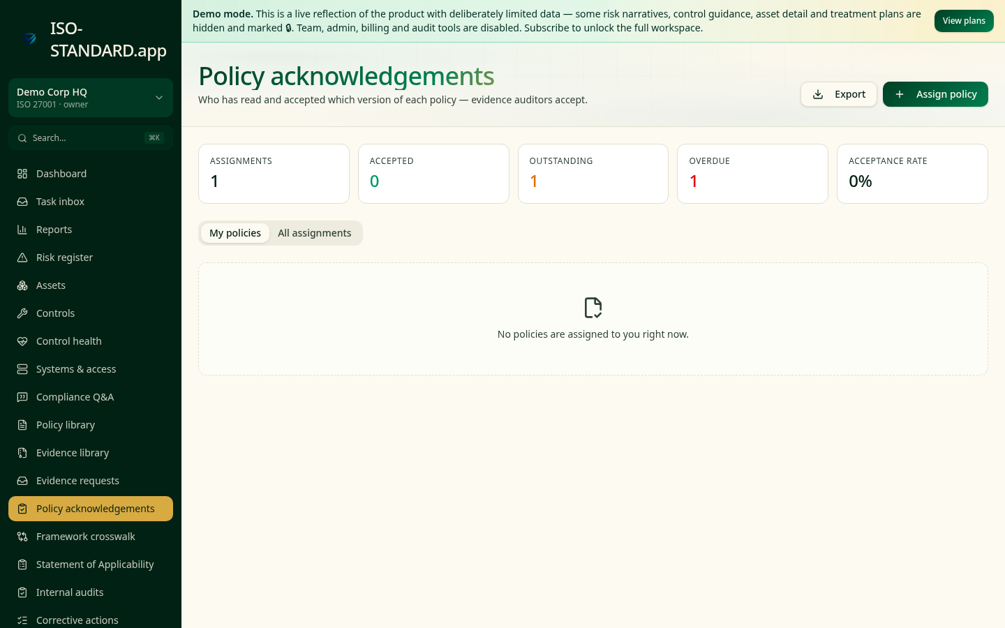 Open Policy acknowledgements